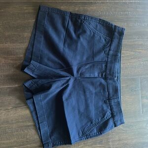 Dark blue chino j.crew shorts